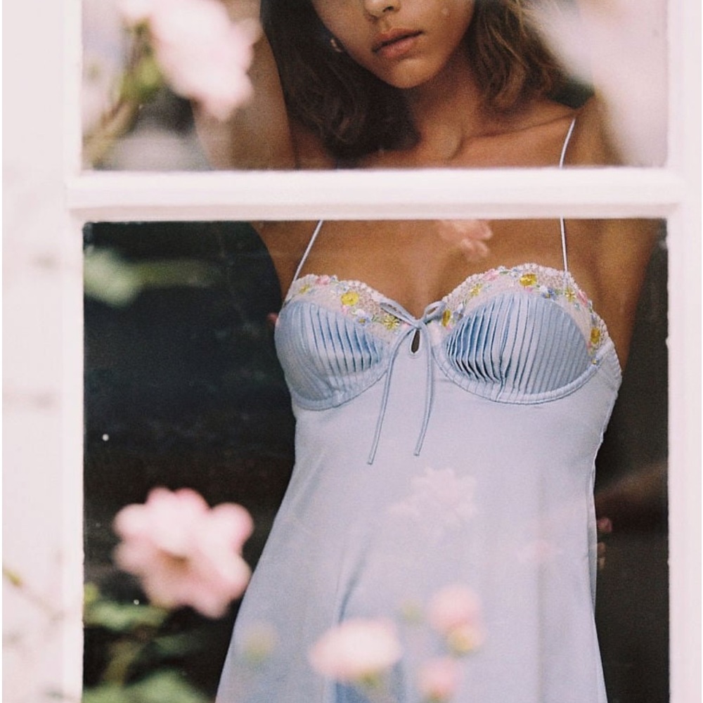 For Love & Lemons Paloma Slip Dress